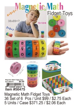 Magnetic Math Fidget Toys